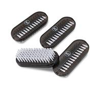 K-Pro 4x Brosse à Ongles - Manucure, Pédicure et Nettoyage des Mains | Plastique robuste aux poils fermes pour la cuisine, le jardin ou les pattes d animaux, entretien hygiénique et durable