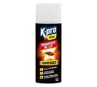 K.Pro Aérosol Foudroyant Punaises de Lit - 400 ML - Idéal pour éliminer Rapidement Les Punaises de Lit et Leurs Larves - Pack de 2, Voir Photo