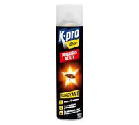 K.PRO Aérosol foudroyant punaises de lit, 400ml | Insecticide punaises de lit, action immédiate, technique professionnelle, effet rémanent