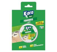 K.PRO- Boîte fourmis - Action radicale - Intérieur/Extérieur - Destruction rapide de la fourmilière - A base de pyrèthre végétal - x1 boite
