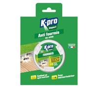 K.PRO Boîte fourmis, X1 | Couvre jusqu'à 3,3m², à base de pyrèthre végétal, fabriqué en France