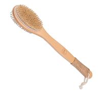 K-Pro Brosse pour le Dos à Long Manche en Bois de Cerisier, Poils Naturels