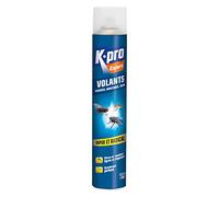 K.PRO EXPERT - Aérosol insectes volants - Effet rapide et radical - mouches, moustiques, taons - Agréablement parfumé - Efficace moustiques tigres et tropicaux - Entreprise Française - 750ml