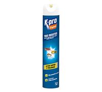 K.PRO EXPERT Aérosol tous insectes 500ml - Action préventive et curative - Longue durée - Inodore - Techniques professionnelles 500ml