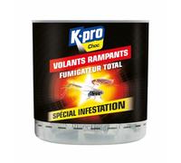 K.PRO Fumigateur spécial infestation, 20g | Sans combustion, traite jusqu'à 100m², issu des techniques professionnelles