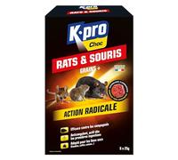 K.PRO Grains raticide rats et souris 150g