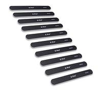 K-Pro Lime à ongles - Jeu de limes professionnelles 180/240 droites - Emery Board - 10 pièces