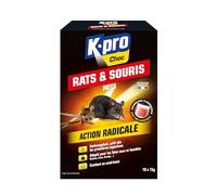 K.PRO Pâtes raticide rats et souris 150g