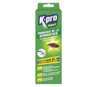 K.PRO Pièges à punaises de lit, X4 | Détecte et élimine les punaises de lit dès 12h, sans insecticide, effet préventif et curatif