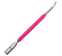 K-Pro Repousse-Cuticules en Acier Inoxydable 2-en-1 pour Manucure - Rose