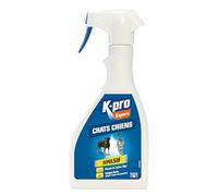 K.PRO- Répulsif Chiens et Chats 500ml - Action Immédiate - Éloigne sans Danger - Ne Tache Pas - Jusqu’à 25m² de Surface Traitable - Usage Extérieur et Intérieur
