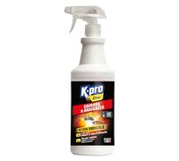 K.PRO - Spray Aérosol Anti Cafards et Araignées - Action Radicale - Effet Longue Durée - Facile d'utilisation - Technique Professionnelle - 1l