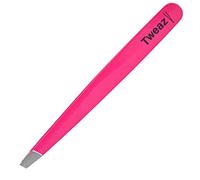 K-Pro TWEAZY Pince à Épiler Professionnelle - Pincettes en Acier Inoxydable pour l'épilation des Sourcils (Neon Rose)