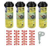 K-Rain K2 Pro Gear Drive Lot de 4 avec kit d'installation