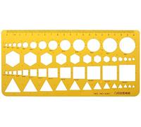 K Résine Cercles Carrés Modèle Géométrique Règle Pochoir Outil De Mesure