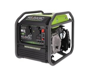 K&S Basic 30i Générateur onduleur 2800 W, 3000 W maximum, générateur de secours compact à essence, onde sinusoïdale pure, générateur de courant avec mode éco, pour la maison, le camping et les travaux