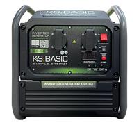 K&S Basic 30i Générateur onduleur 2800 W puissance nominale 3000 W maximum, générateur de secours essence, onde sinusoïdale pure, mode éco, générateur électrique pour la maison, le camping et les