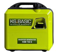 K&S BASIC Générateur Inverter 18i S 2000 W, générateur de secours à essence 230 V avec onde sinusoïdale pure, générateur de courant avec mode éco, fonctionnement parallèle, puissance nominale 1,8 kW
