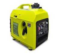 K&S BASIC KSB 12i S Générateur inverter 1,2 kW, essence, groupe électrogène | Alternateur avec sortie USB, appareil onduleur idéal pour la pêche et le camping, mobile power portable, courant stable