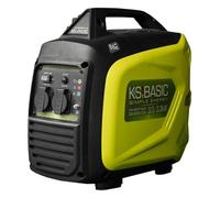 K&S BASIC KSB 33i S Générateur à essence Inverter 3,3 kW, générateur électrique, l'onduleur dispose d'une tension de sortie stable, d'un boîtier insonorisé, groupe électrogène à essence
