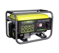K&S BASIC KSB 6500C Générateur essence 5500 W, groupe électrogène, 230V | Alternateur avec régulateur de tension automatique (AVR), tension de sortie 12 V, protection court-circuit, IP23M