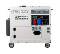 K&S Générateur 230V 400V Diesel de Puissance Notstromerzeuger 7.5kW Ats