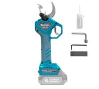 K&S Könner&Söhnen KS CPS20V-40 Sécateur sans fil avec lames en acier au carbone, largeur d'ouverture 40 mm, poignée souple, pour jardin, branches et arbres fruitiers, sécateur sans fil avec capteur