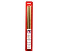K&S Precision 3400 Lot de 12 tubes télescopiques ronds en laiton Épaisseur de paroi 30,5 cm