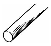 K & S PRECISION METALS 7140 1/4x36 SS RND Rod 1/4"" x 36"" No Color