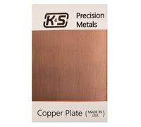 K & S Precision métaux 6601 Cuivre Etching plate, 0,1 cm d'épaisseur x 10,2 cm de large x 15,2 cm de long, calibre 16, 1 PC par Voiture, fabriqué aux États-Unis