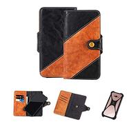 K-S-Trade Housse pour Blackberry Key 2 Le Housse De Protection pour Téléphone Portable Etui Copue De Type Portefeuille Compatible avec Blackberry Key 2 Le Couverture avec Pare-Chocs Smartphone 1x