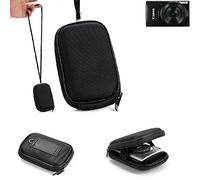 K-S-Trade Housse pour Canon IXUS 190 Compatible avec Canon IXUS 190 Hard Case Mallette De Transport Housse Dure Étui Puchette Sac De Protection pour Appareil Photo Antichoc Noir 1x
