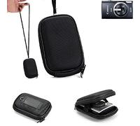 K-S-Trade Housse pour Canon IXUS 265 HS Compatible avec Canon IXUS 265 HS Hard Case Mallette De Transport Housse Dure Étui Puchette Sac De Protection pour Appareil Photo Antichoc Noir 1x