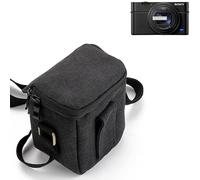 K-S-Trade Housse pour Sony Cyber-Shot DSC-RX100 VI Compatible avec Sony Cyber-Shot DSC-RX100 VI Épaule Caméra Mallette Transport Sac Résistant Chocs Météo Protecteur Compact Housse étui Saccoche