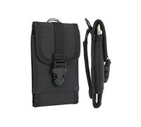 K-S-Trade Sac Ceinture pour Crosscall Action-X3 Compatible avec Crosscall Action-X3 Pouchette Ceinture Étui Protection Sac Poche Housse De Transport Holster Clip Sacoche Noir -