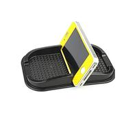 K-S-Trade Support Voiture pour Elephone E10 Compatible avec Elephone E10 Auto-adhésif en Caoutchouc Noir Titulaire du Tableau De Bord Porte-Smartphone Support De Voiture Anti-dérapant Noir 1x -