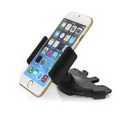 K-S-Trade Support Voiture pour Unihertz 8849 Tank 3 Pro Compatible avec Unihertz 8849 Tank 3 Pro Porte-Voiture Titulaire Smartphone Fente CD Holder Support Montage Radio Radio Noir -