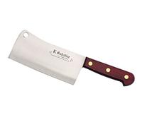 K SABATIER - Couperet 16 Cm Gamme Auvergne - Acier Inoxydable - Manche Bois - Entièrement Fabrique en France