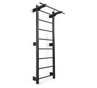 K-Sport: Espalier avec 8 échelons - Charge maximale : 250 kg - Avec barre de traction - Mur d'escalade en métal pour adultes et enfants - E-book inclus