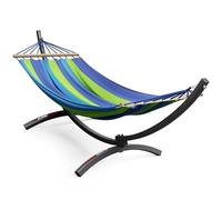 K-Sport: Grand hamac d'extérieur avec armature - Charge maximale : 150 kg - Hamac avec cadre robuste - Lit à bascule de jardin pour l'extérieur