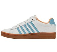 K-Swiss Femme Court Tiebreak I Basket, Blanc Milky Blue Peach Cobbler Gum, 37 EU
