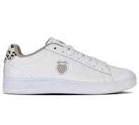 K-Swiss Baskets Court Shield II pour Femme, Blanc léopard Blanc, 40 EU