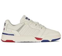 K-Swiss Homme Si-18 Rival Basket, Blanc Neige, Bleu Marine et Rouge, 44 EU
