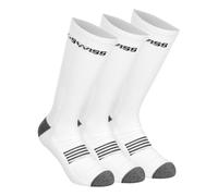 K-Swiss Chaussettes de tennis - Pack de 3 Unisex-blanc, noir 47-50