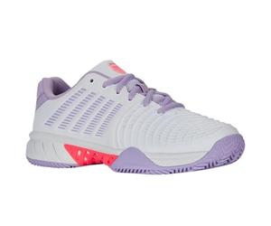 K-Swiss Chaussures de Tennis Express Light 3 pour Femme, Blanches, orchidées, Taille 41,5 EU, WHT Orchidpetal Nblaze, 41.5 EU