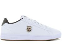 NEUF K-Swiss Classic Court Shield - baskets pour hommes chaussures blanches 0...