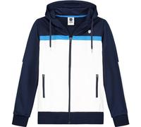 K Swiss Core Team Tracksuit Jacket Nvy/Wht (en-GB) = Bleu marine/Blanc (fr-FR) 8 (XS) Female