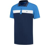 K Swiss Core Training Polo Shirt Mens Nvy/FrBl/Wh Petit Male