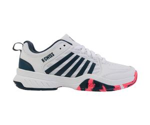 K-Swiss Court Express 2 Junior Blanc/Bleu 35 1/2
