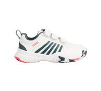 K-Swiss Court Express 2 Strap Chaussures Toutes Surfaces Enfants-Blanc,Bleu Petrol 28